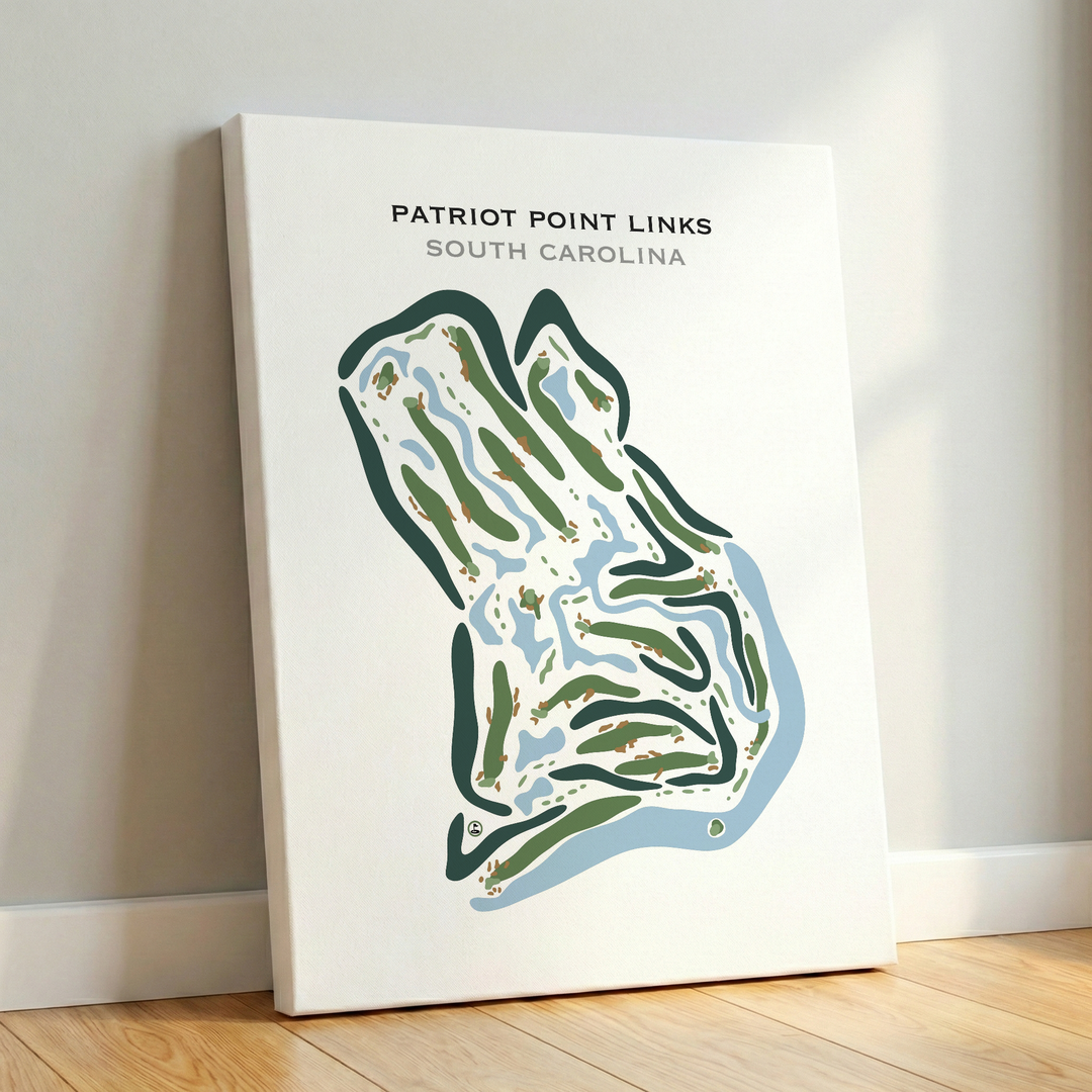 Patriots Point Links, South Carolina - Printed Golf Courses