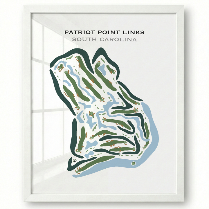 Patriots Point Links, South Carolina - Printed Golf Courses