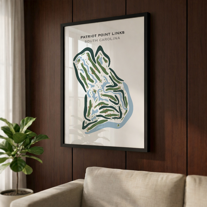 Patriots Point Links, South Carolina - Printed Golf Courses
