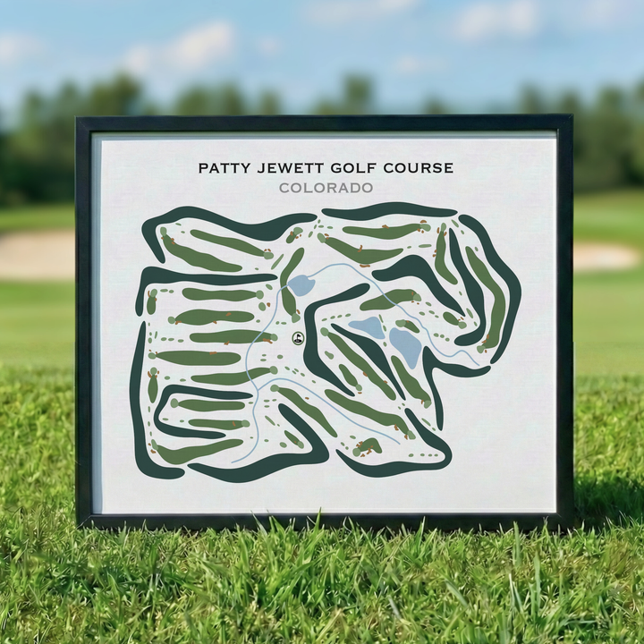 Patty Jewett Golf Course, Colorado - Printed Golf Courses