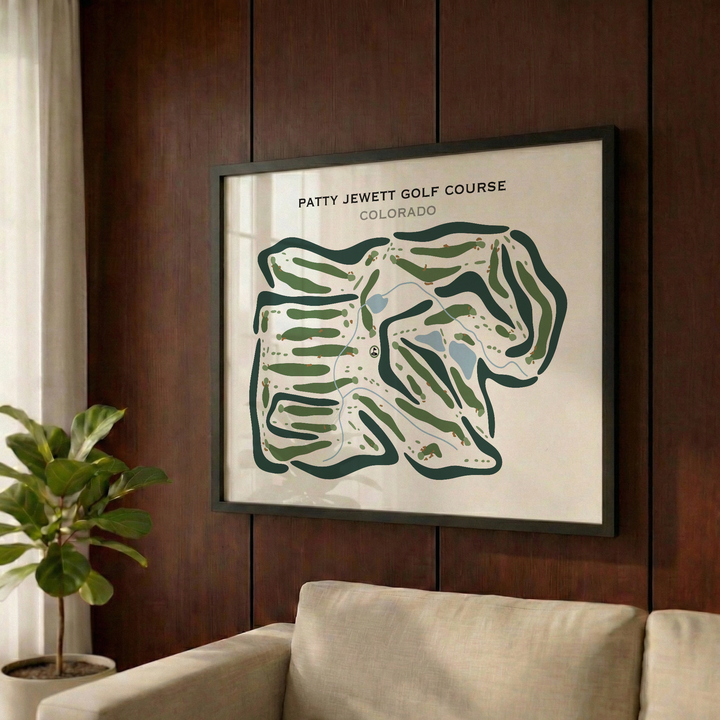 Patty Jewett Golf Course, Colorado - Printed Golf Courses