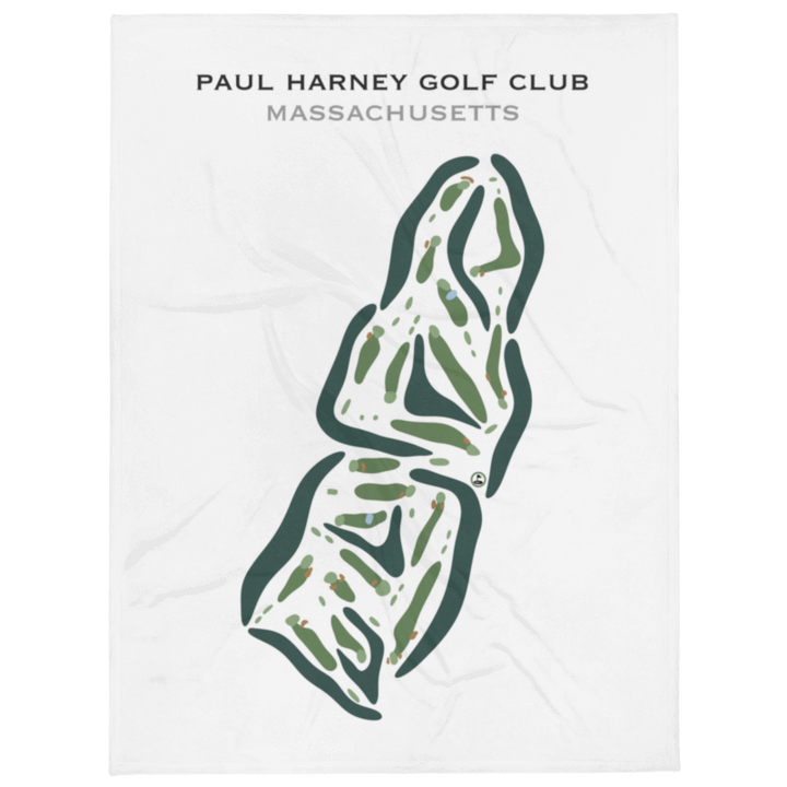 Paul Harney Golf Course, Massachusetts - Printed Golf Courses