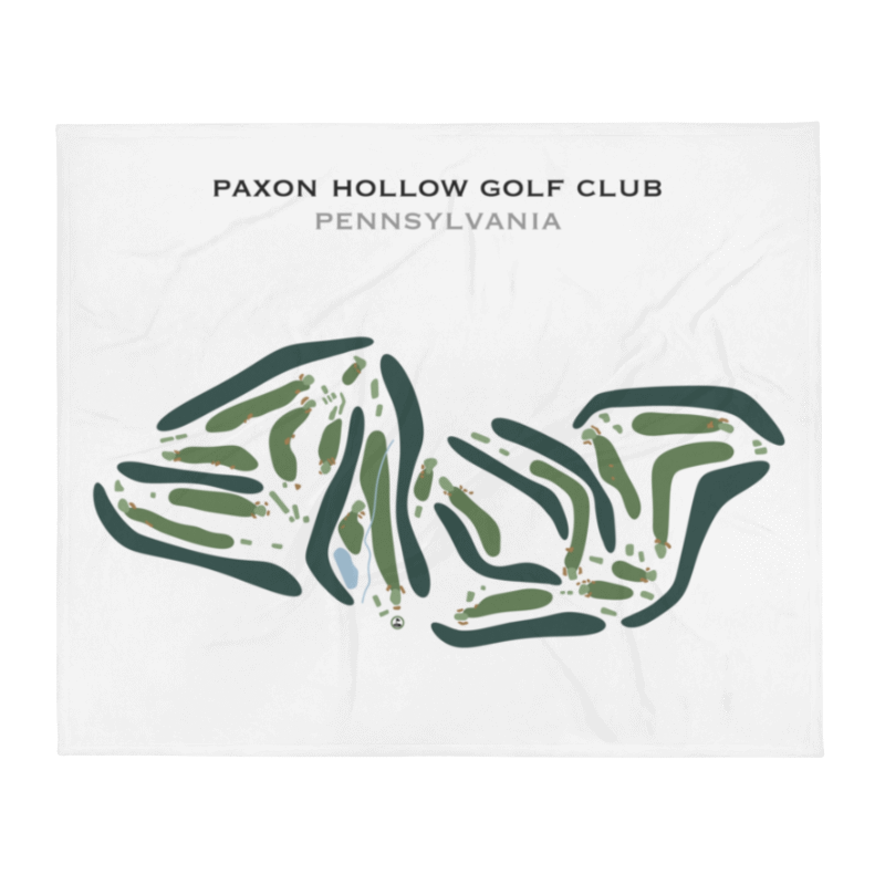 Paxon Hollow Golf Club, Pennsylvania - Printed Golf Courses