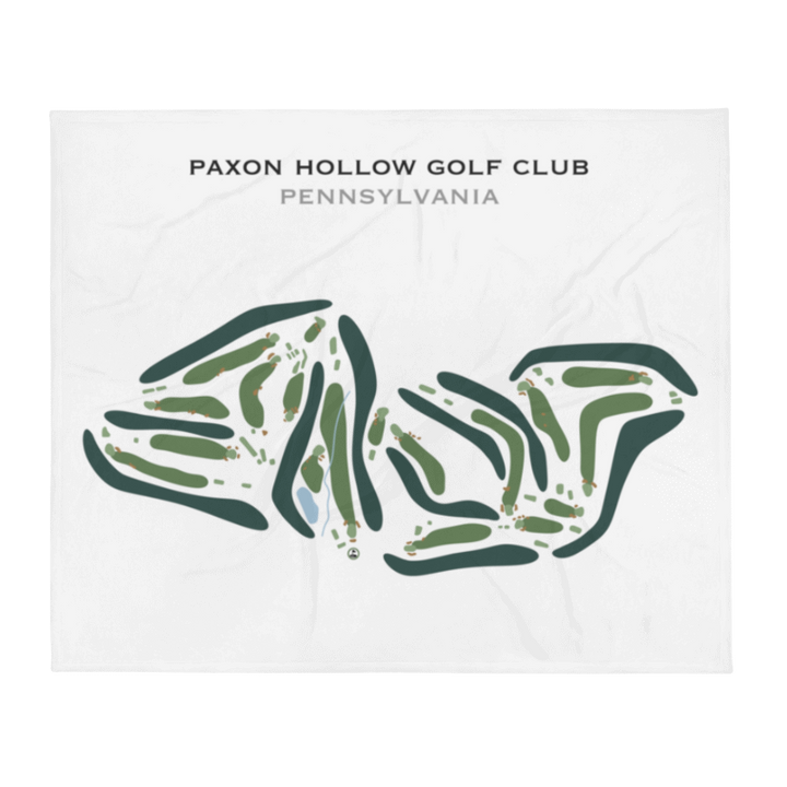 Paxon Hollow Golf Club, Pennsylvania - Printed Golf Courses