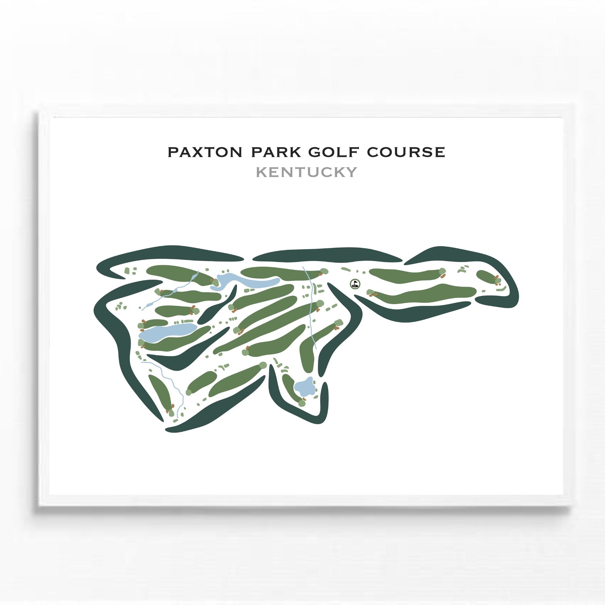 Buy the best printed golf course Paxton Park Golf Course, Kentucky