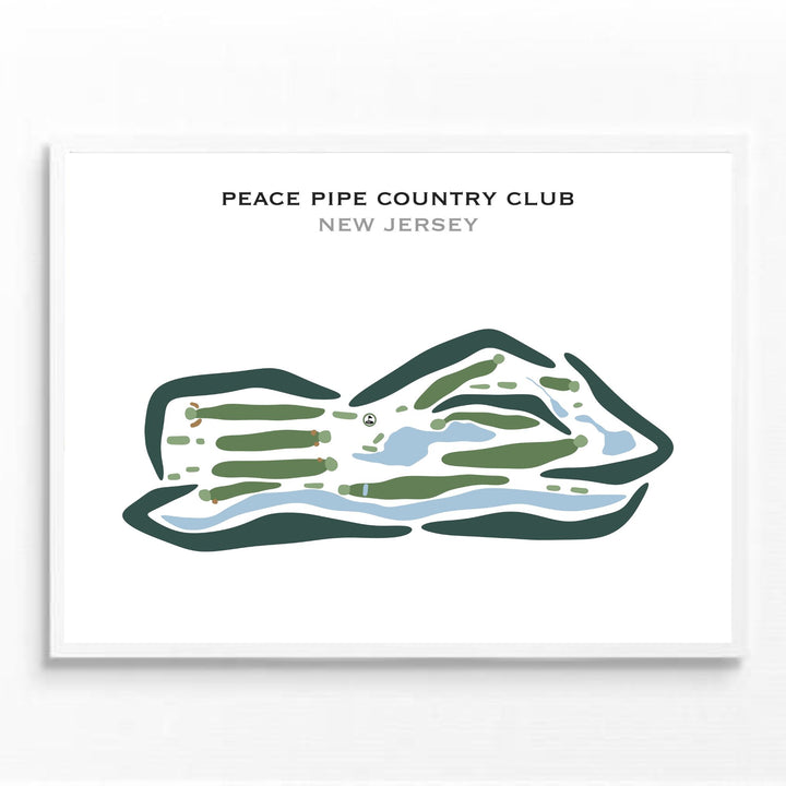 Peace Pipe Country Club, New Jersey - Printed Golf Courses