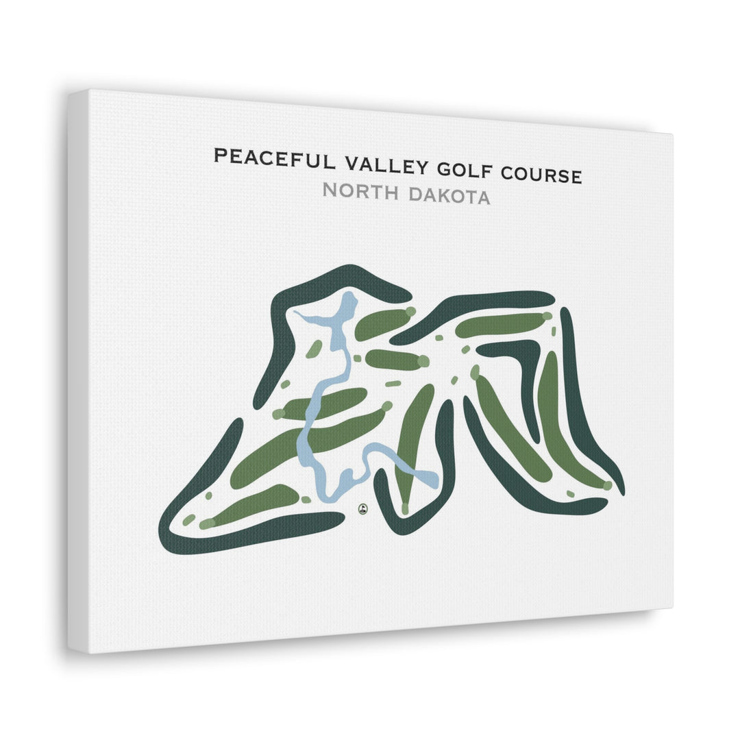 Peaceful Valley Golf Course, North Dakota - Printed Golf Courses
