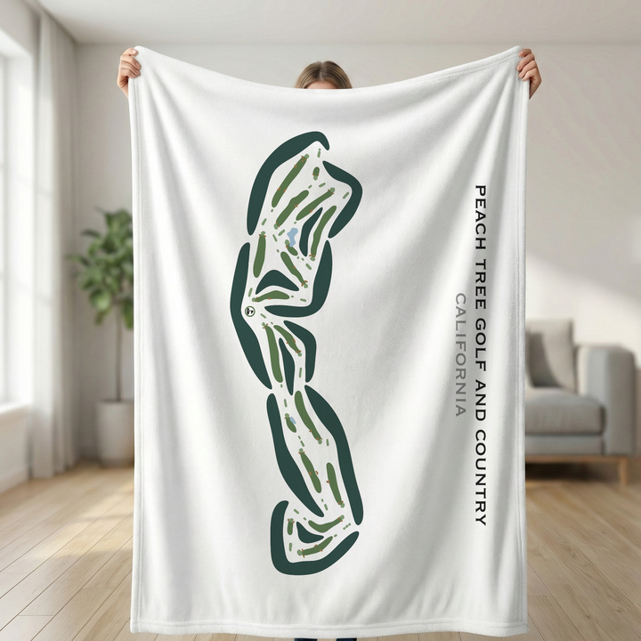 Peach Tree Golf & Country Club, California - Printed Golf Courses