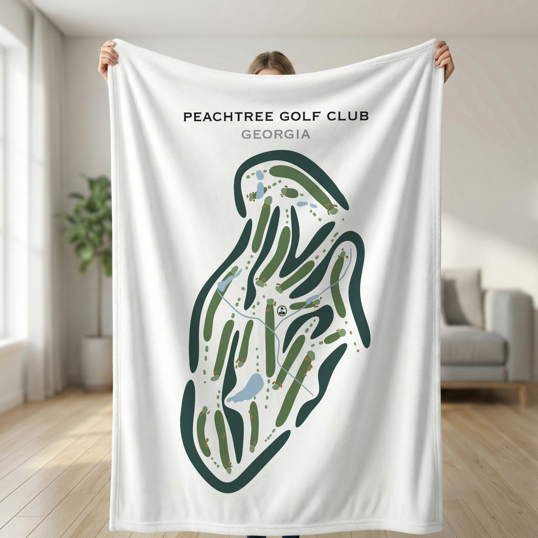 Peachtree Golf Club, Georgia - Printed Golf Courses