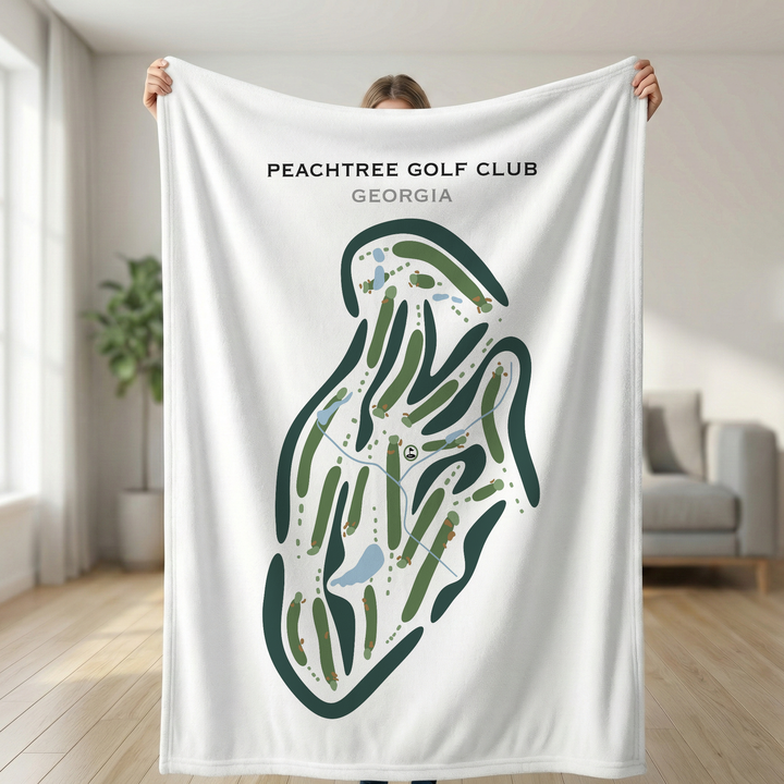 Peachtree Golf Club, Georgia - Printed Golf Courses