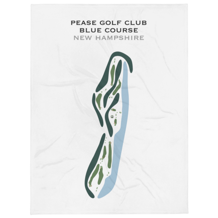 Pease Golf Club, Blue Course, New Hampshire - Printed Golf Course