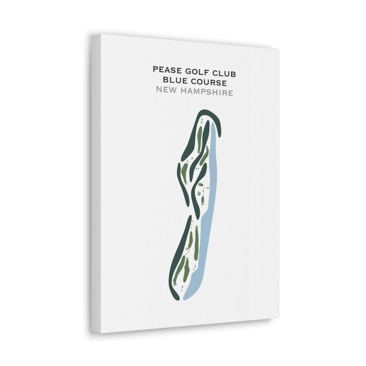 Pease Golf Club, Blue Course, New Hampshire - Printed Golf Course