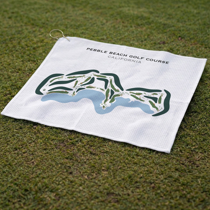 Pebble Beach Golf Links, California - Printed Golf Course