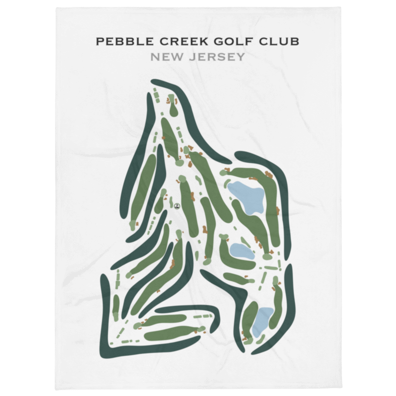 Pebble Creek Golf Club, New Jersey - Printed Golf Course