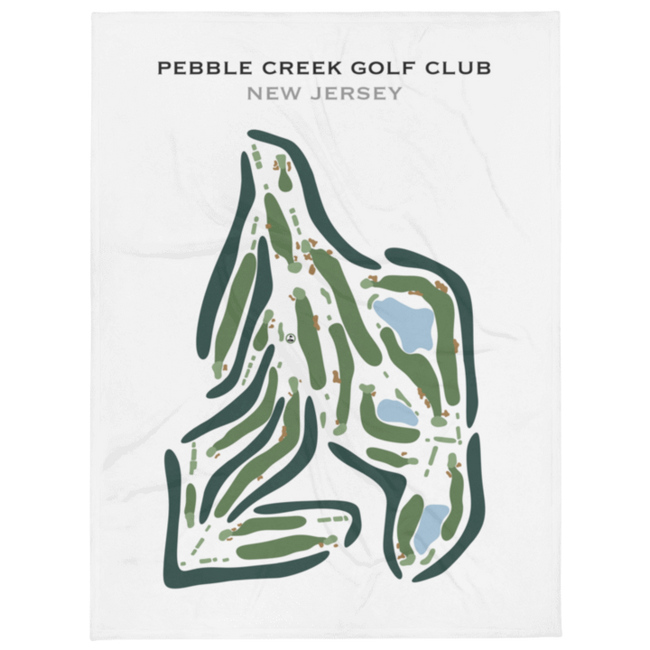 Pebble Creek Golf Club, New Jersey - Printed Golf Course