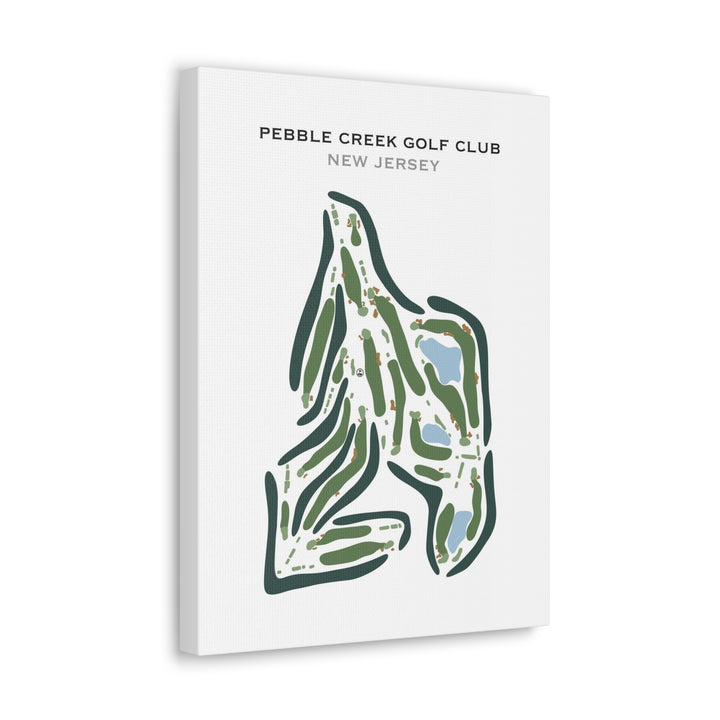 Pebble Creek Golf Club, New Jersey - Printed Golf Course