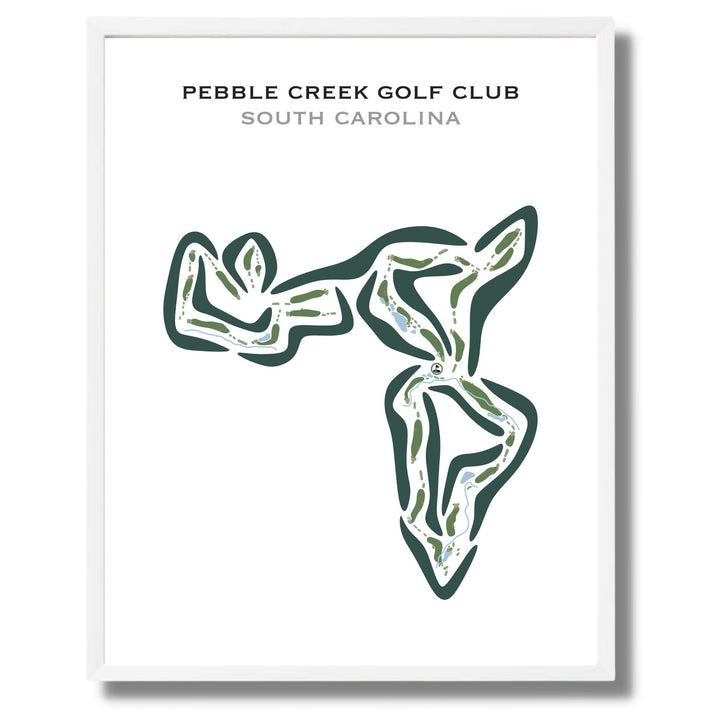 Pebble Creek Golf Club, South Carolina - Printed Golf Courses