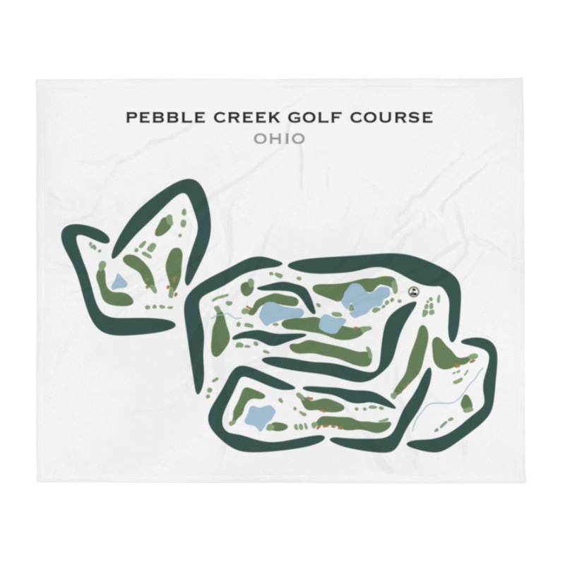 Pebble Creek Golf Course, Ohio - Printed Golf Courses