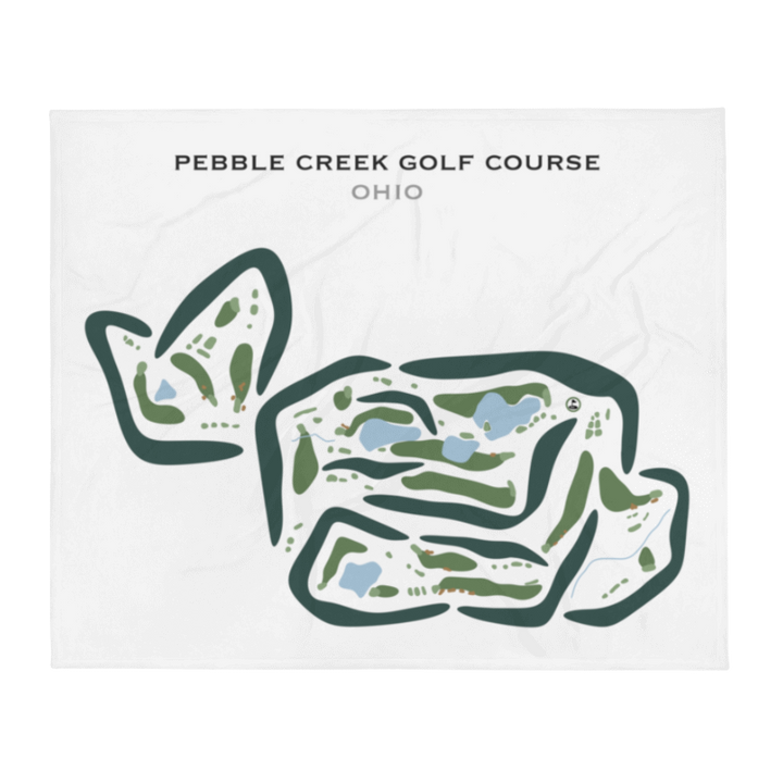 Pebble Creek Golf Course, Ohio - Printed Golf Courses