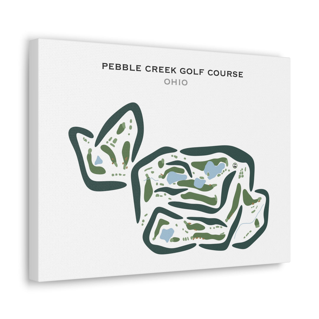 Pebble Creek Golf Course, Ohio - Printed Golf Courses