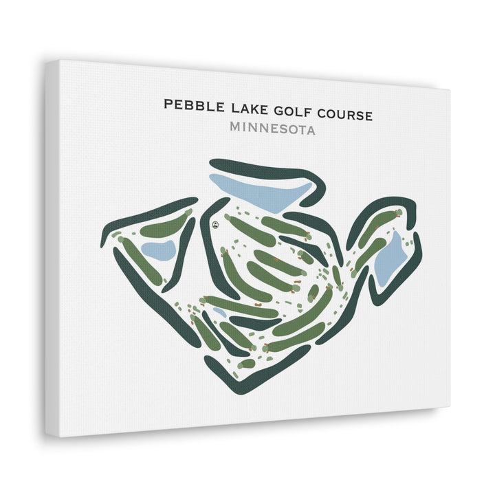 Pebble Lake Golf Course, Minnesota - Printed Golf Courses