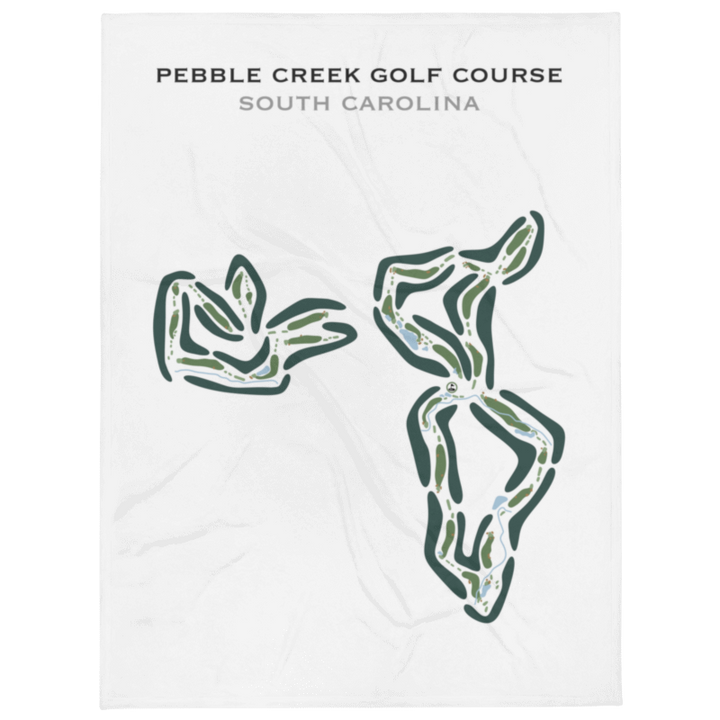 Pebble Creek Golf Course, South Carolina - Printed Golf Courses