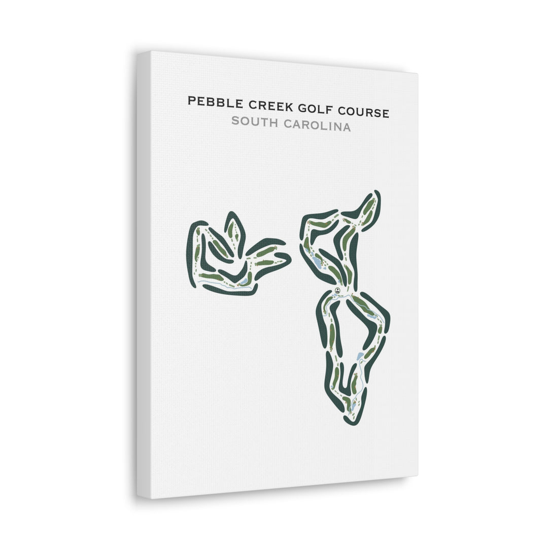 Pebble Creek Golf Course, South Carolina - Printed Golf Courses