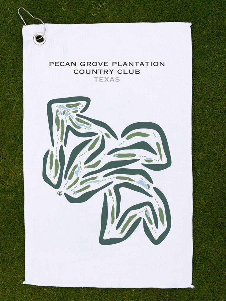 Pecan Grove Plantation Country Club, Texas - Printed Golf Courses