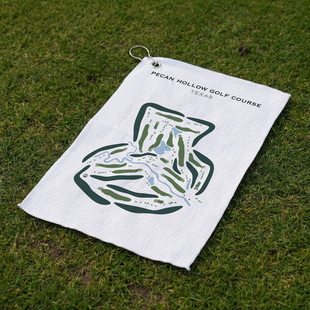 Pecan Hollow Golf Course, Texas - Printed Golf Course