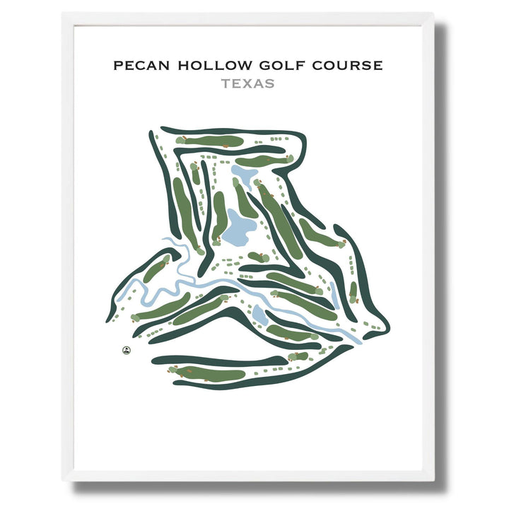 Pecan Hollow Golf Course, Texas - Golf Course Prints