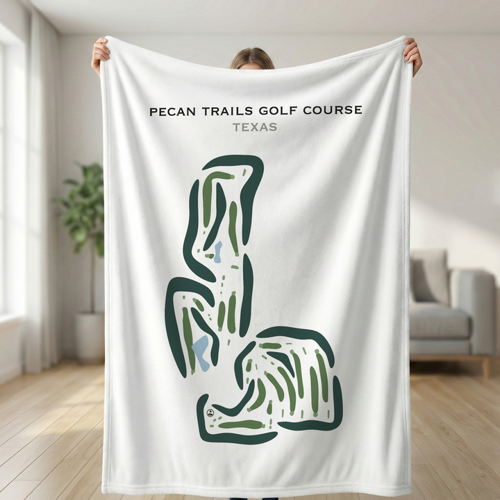 Pecan Trails Golf Course, Texas - Printed Golf Courses