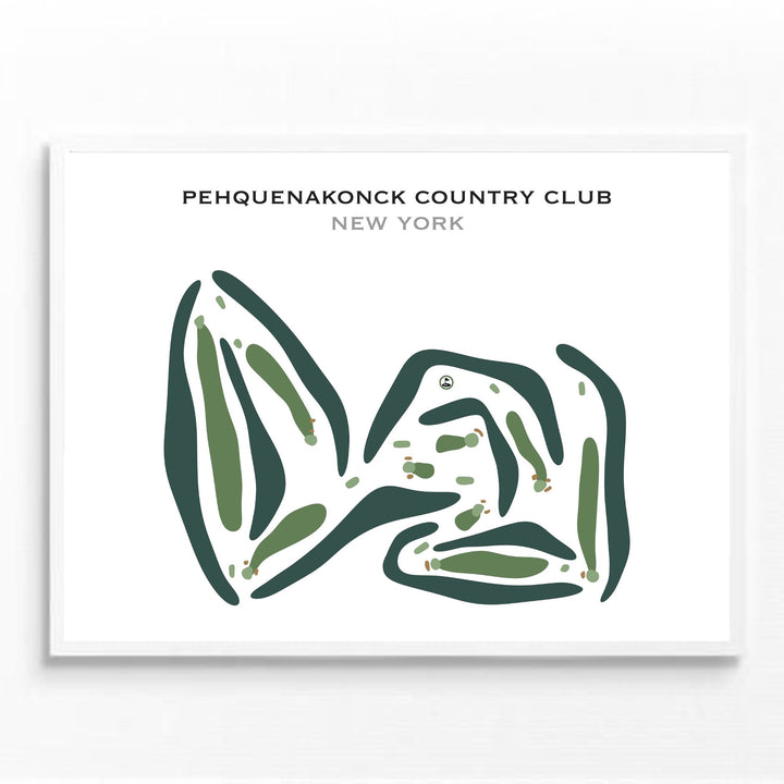 Pehquenakonck Country Club, New York - Printed Golf Courses