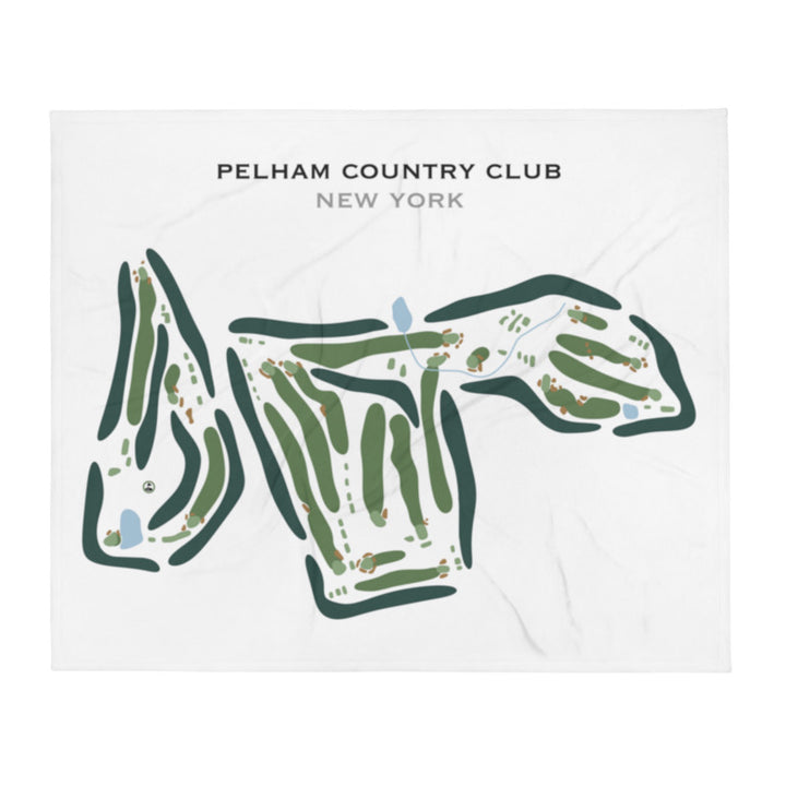 Pelham Country Club, New York - Printed Golf Course