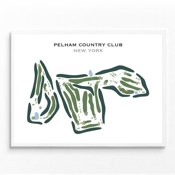 Pelham Country Club, New York - Printed Golf Course