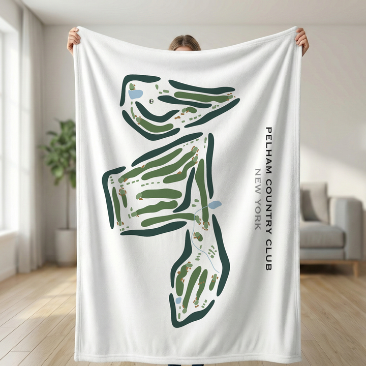 Pelham Country Club, New York - Printed Golf Course
