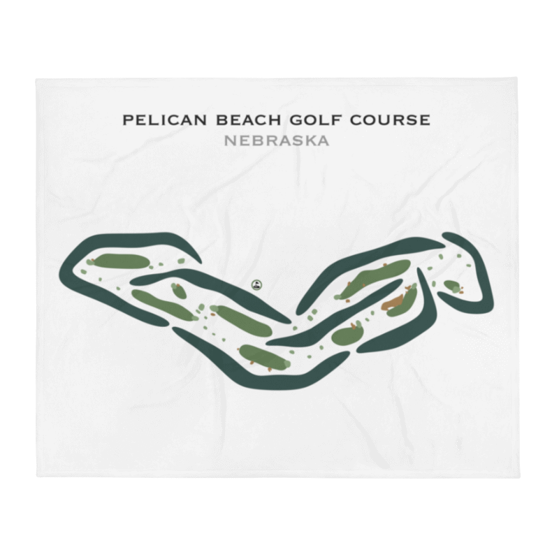 Pelican Beach Golf Course, Nebraska - Printed Golf Courses