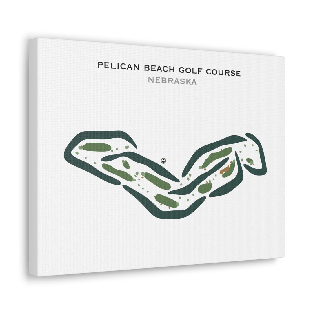 Pelican Beach Golf Course, Nebraska - Printed Golf Courses