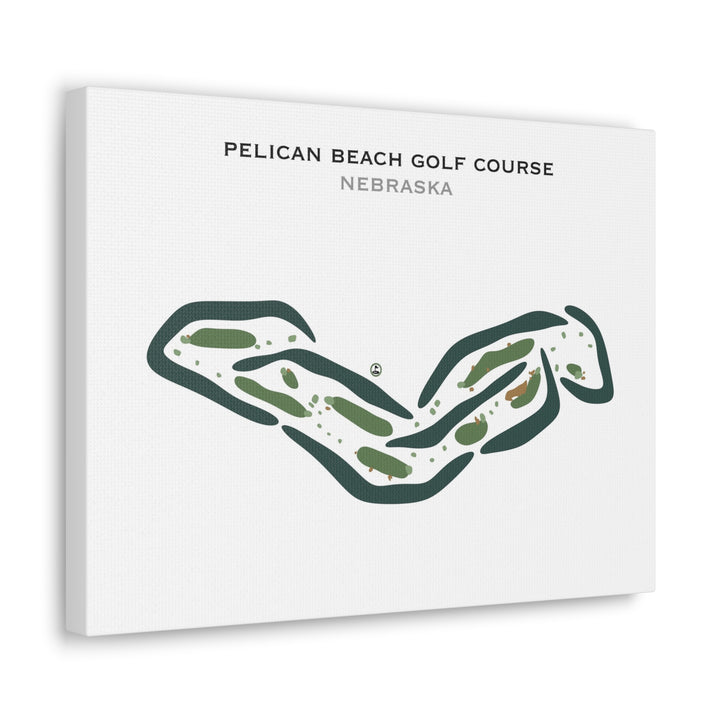 Pelican Beach Golf Course, Nebraska - Printed Golf Courses