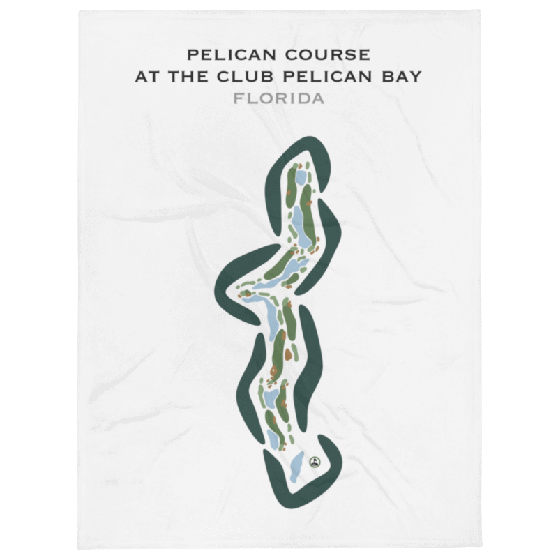 Pelican Course at The Club Pelican Bay, Florida - Printed Golf Courses