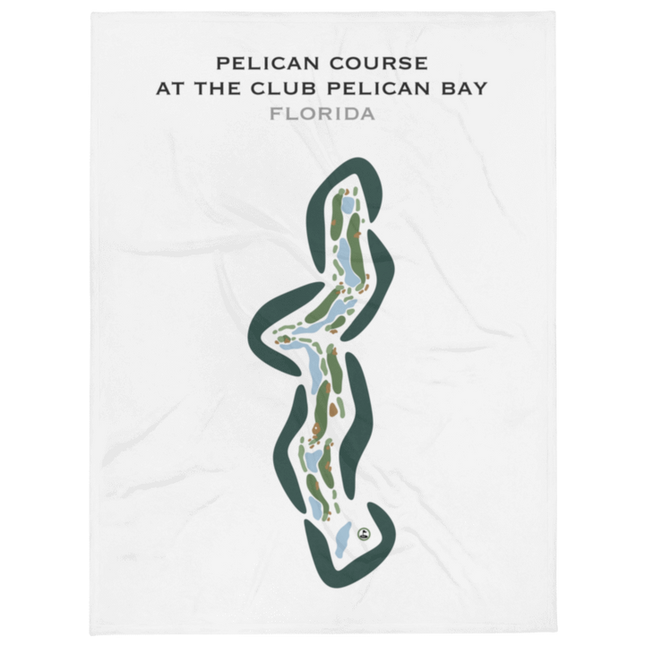 Pelican Course at The Club Pelican Bay, Florida - Printed Golf Courses