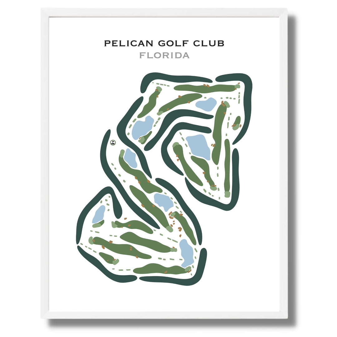 Pelican Golf Club, Florida - Printed Golf Course
