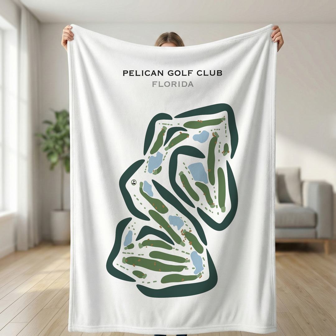 Pelican Golf Club, Florida - Printed Golf Course