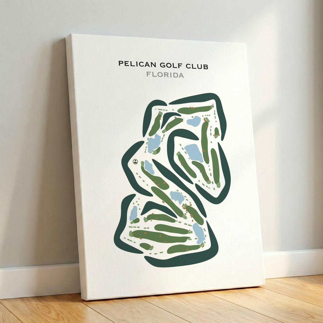 Pelican Golf Club, Florida - Printed Golf Course