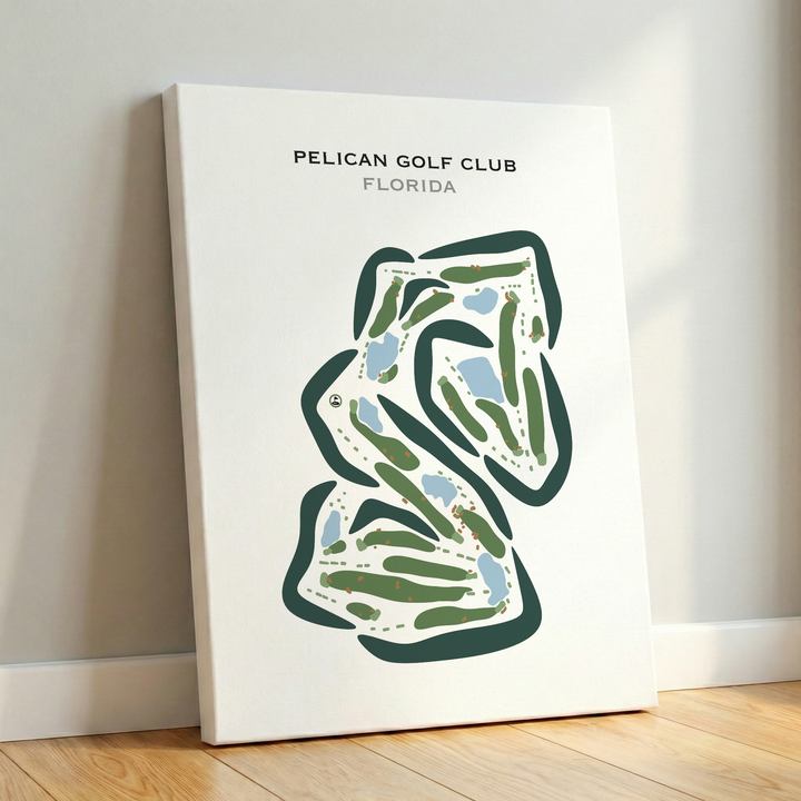 Pelican Golf Club, Florida - Printed Golf Course