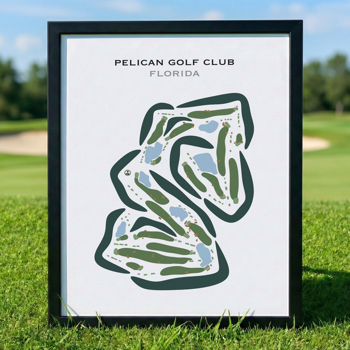 Pelican Golf Club, Florida - Printed Golf Course