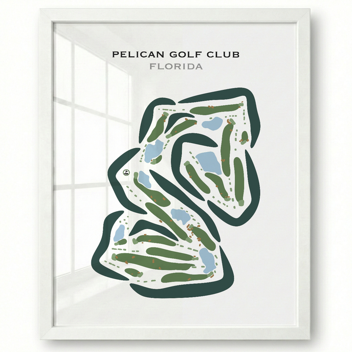 Pelican Golf Club, Florida - Printed Golf Course