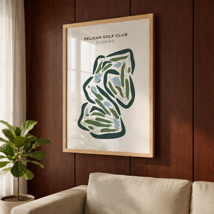 Pelican Golf Club, Florida - Printed Golf Course