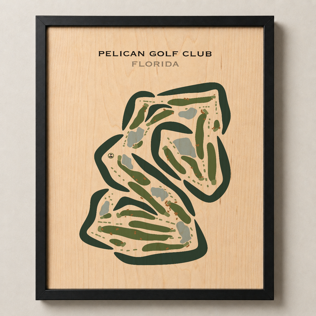 Pelican Golf Club, Florida - Printed Golf Course