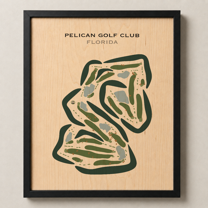Pelican Golf Club, Florida - Printed Golf Course