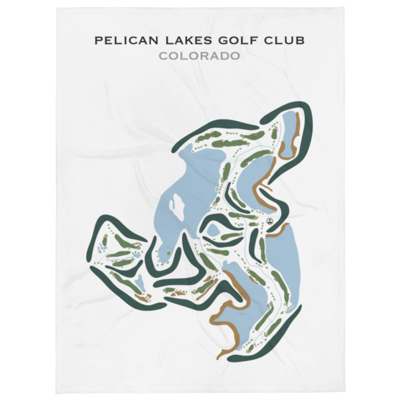 Pelican Lakes Golf Course, Colorado - Printed Golf Courses